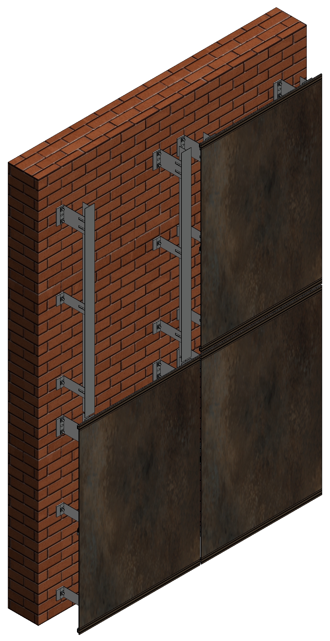 Альт-Фасад А-КГш_Прижимная планка